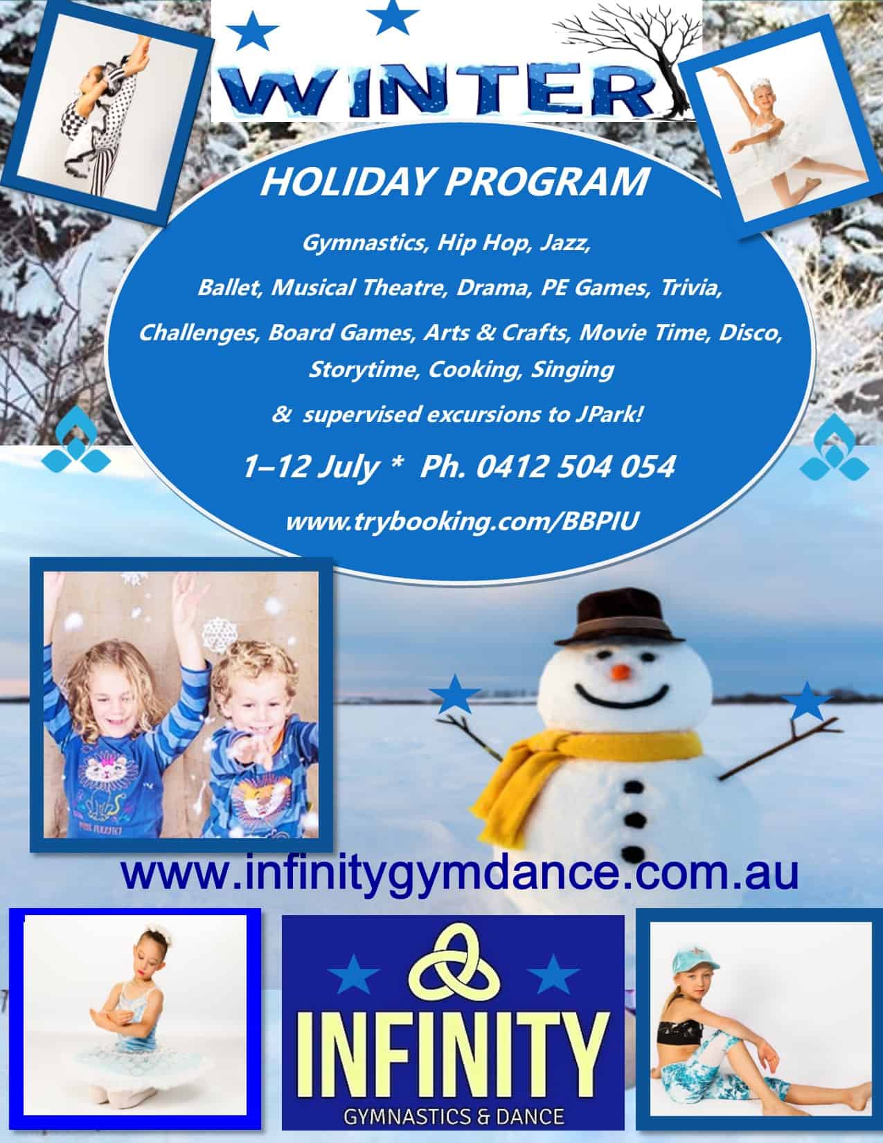 Winter Holiday Program 2019 flyer